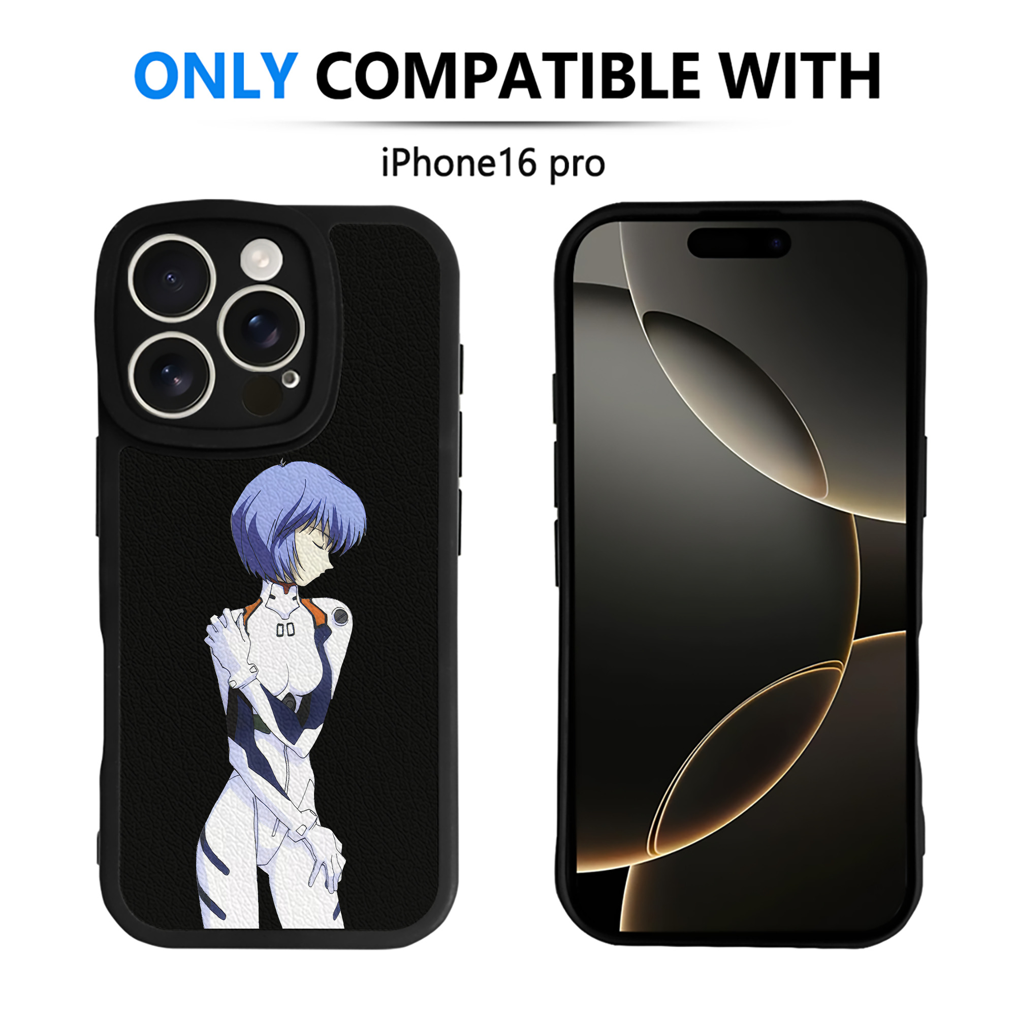 （画像用） EVA 新世紀エヴァンゲリオン 【iPhone 16シリーズ対応】シリコンスマホケース（レザー調） 材質：シリコン